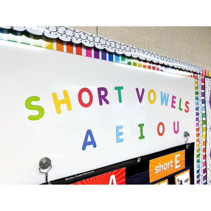 Teacher Created Resources Colorful Magnetic Letters