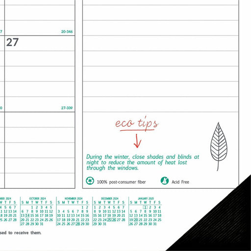 Blueline Ecologix Monthly Desk Pad