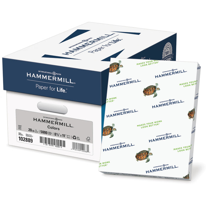 Hammermill Colors Recycled Copy Paper - Gray