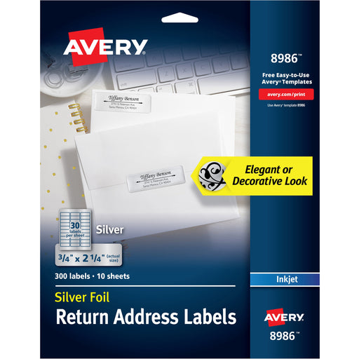 Avery® Gold Foil Mailing Labels