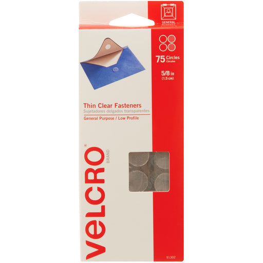 VELCRO® 91302 General Purpose Thin Clear Fasteners