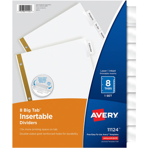 Avery® Worksaver Big Tab Insertable Indexes