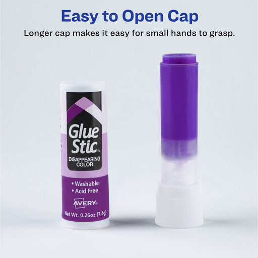 Avery® Glue Stic Disappearing Purple Color