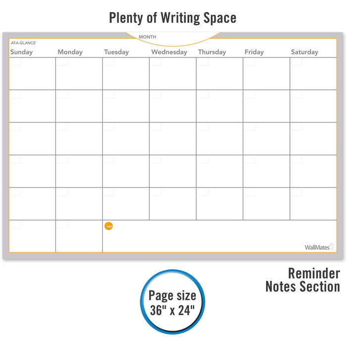 At-A-Glance WallMates Monthly Planning Surface