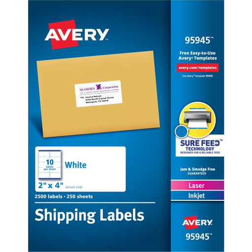 Avery® Shipping Labels - Sure Feed Technology