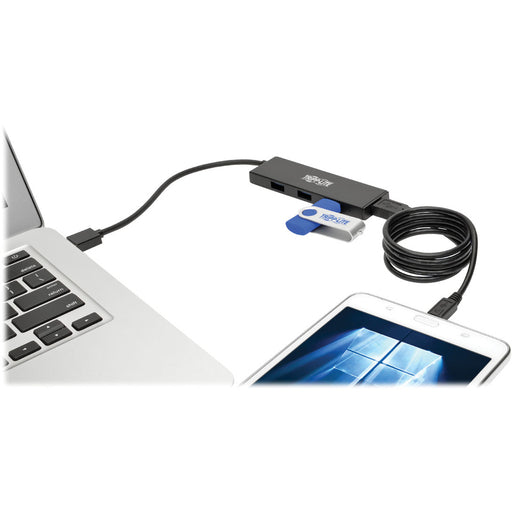 Tripp Lite 4-Port Ultra-Slim Portable USB 3.0 SuperSpeed Hub