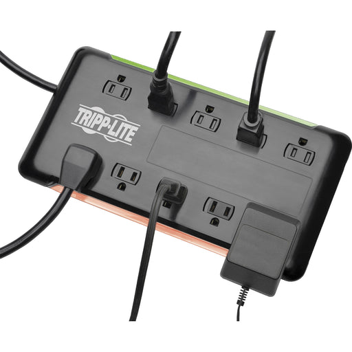 Tripp Lite Protect It! 10-Outlet Surge Protector, 6 ft. Cord, 2880 Joules, Black Housing
