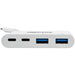 Tripp Lite 4-Port USB 3.1 Gen 1 Portable Hub, USB-C to (x2) USB-A and (x2) USB-C