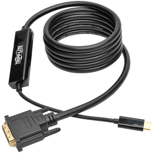Tripp Lite USB C to DVI Adapter Cable (M/M), 1920 x 1080 (1080p), 6 ft