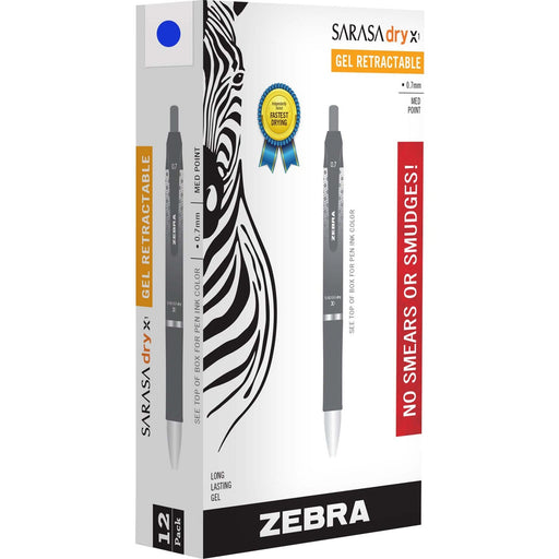 Zebra SARASA dry X1 Retractable Gel Pen
