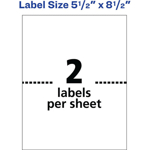 Avery® Inkjet Perforated Internet Shipping Labels