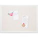 U Brands Linen Cork Linen Bulletin Board, 23" x 17" , White Wood Frame (3264U00-01)