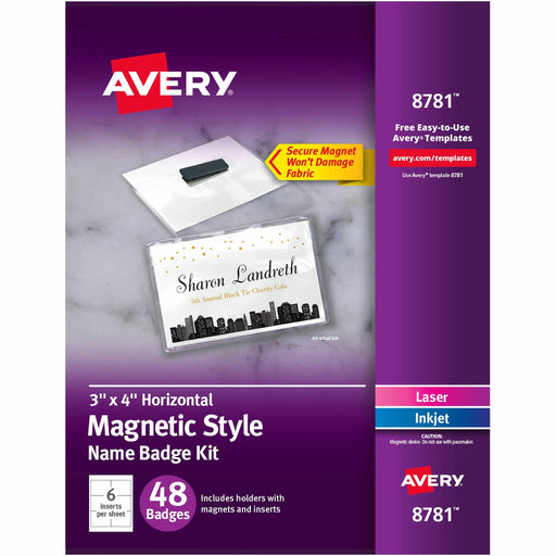 Avery® Magnetic Style Name Badges