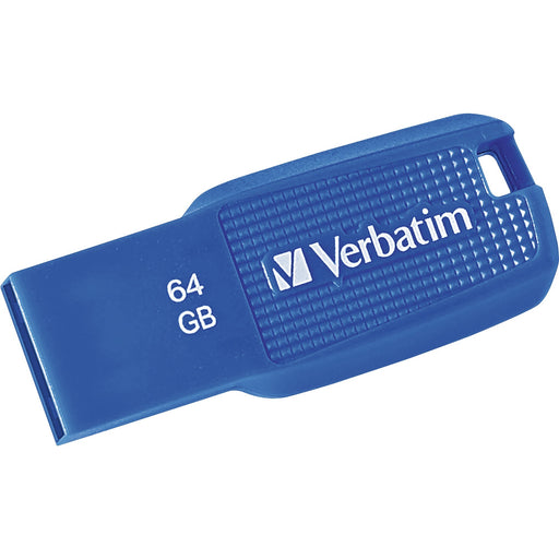 Verbatim 64GB Ergo USB 3.0 Flash Drive - Blue