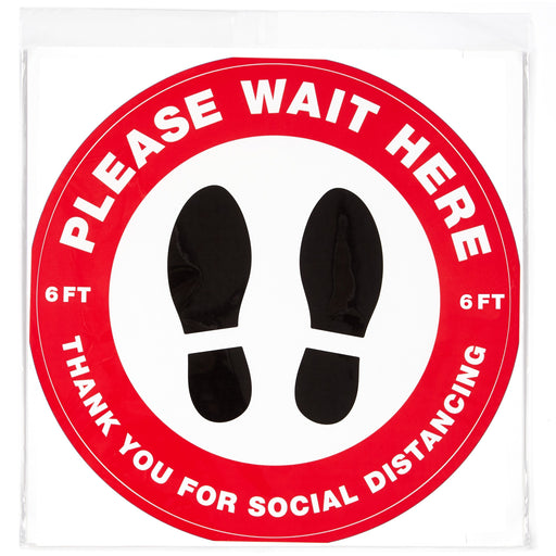 Avery® Social Distance PLEASE WAIT HERE Floor Decal