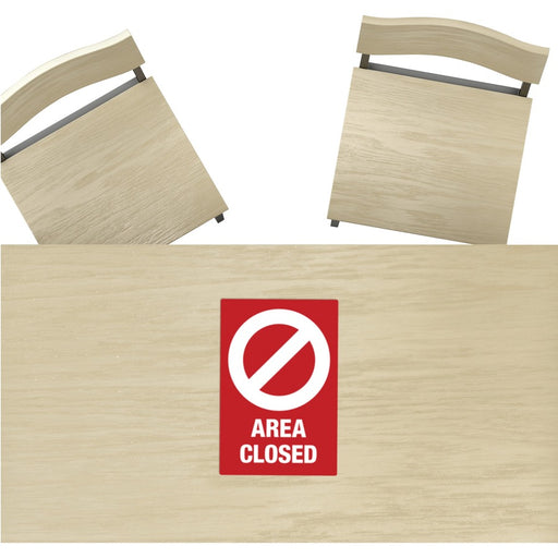 Avery® Surface Safe AREA CLOSED Table/Chair Decals