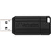 Microban 64GB PinStripe USB Flash Drive - Business 10pk - Black