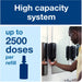 Tork Foam Skincare Manual Dispenser for Foam Soap and Hand Sanitizer 571508 - S4, black