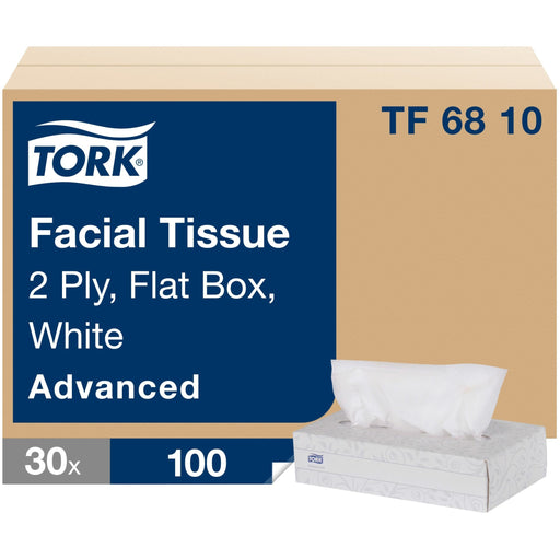 Tork Advanced Facial Tissue Flat Box
