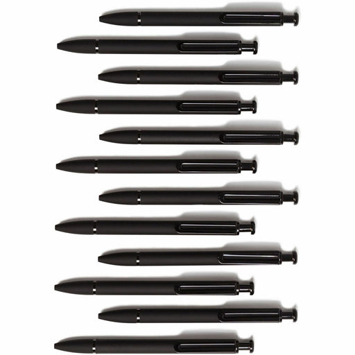 U Brands Monterey Soft Touch Ballpoint Pens - Midnight, 12 Count