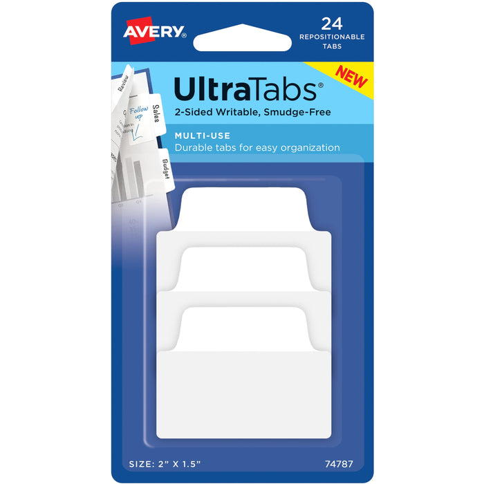 Avery® Ultra Tabs Repositionable Multi-Use Tabs