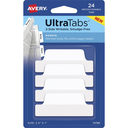 Avery® Ultra Tabs Repositionable Margin Tabs