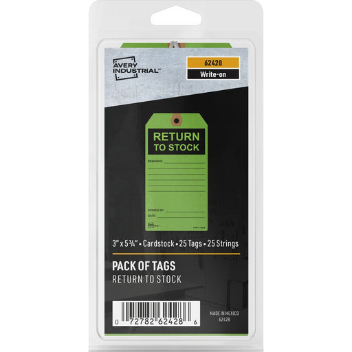 Avery® RETURN TO STOCK Preprinted Inventory Tags