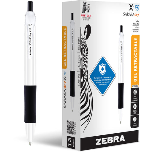 Zebra SARASA dry X1+ Retractable Gel Pen