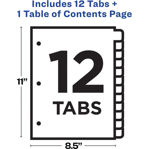 Avery® Ready Index Classic Tab Binder Dividers