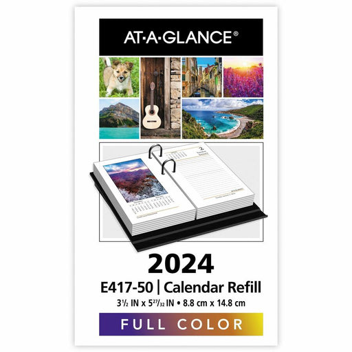 At-A-Glance Photographic Desk Calendar Refill