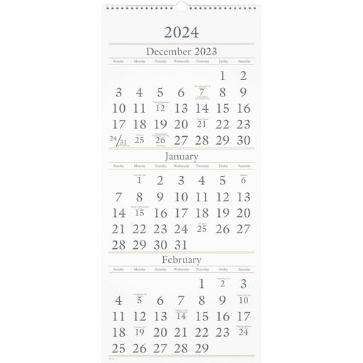 At-A-Glance 3-Month Vertical Wall Calendar