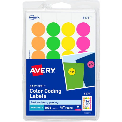 Avery® Color Coded Label