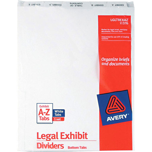 Avery® Premium Collated Legal Exhibit Dividers with Table of Contents Tab - Avery Style