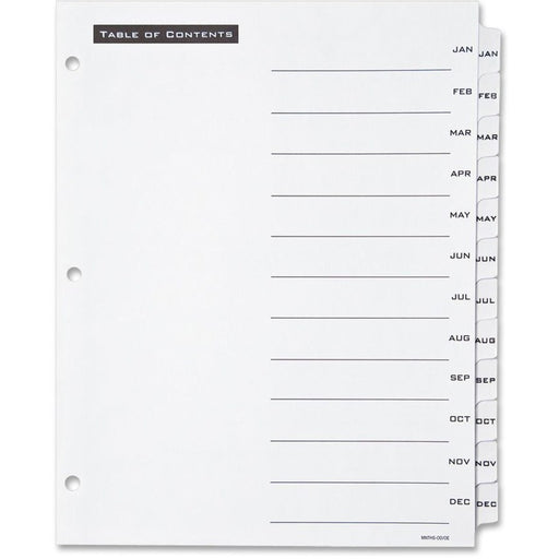 Avery® Table 'N Tab Monthly Divider Set