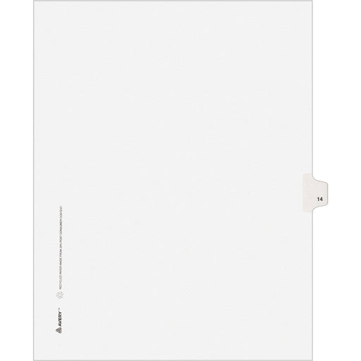 Avery® Individual Legal Exhibit Dividers - Avery Style - Unpunched