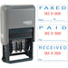 Xstamper Self-Inking Paid/Faxed/Received Dater