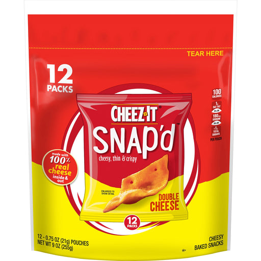Cheez-It Snap'd Double Cheese Crackers