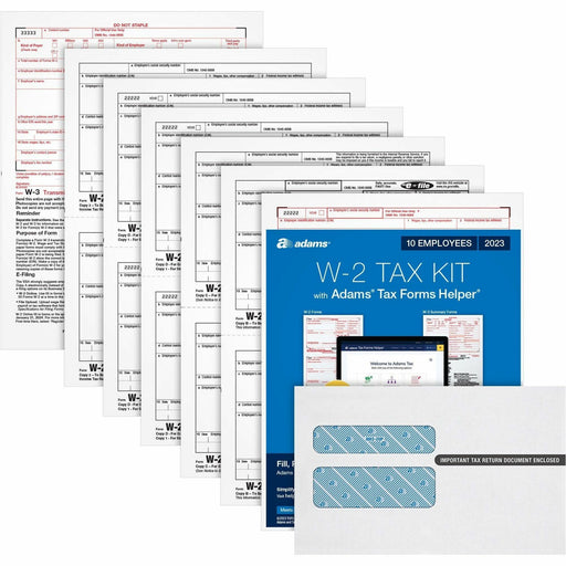 TOPS W2 Laser Forms 6-part Tax Kit