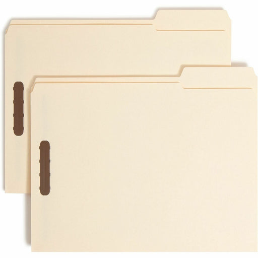 Smead 2/5 Tab Cut Letter Recycled Fastener Folder