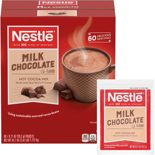 Nestle® Milk Chocolate Single-Serve Hot Chocolate Packets