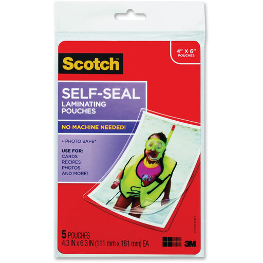 Scotch Self-sealing Photo Laminating Sheets