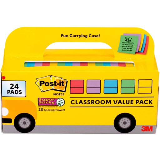 Post-it® Super Sticky Notes Bus Cabinet Pack