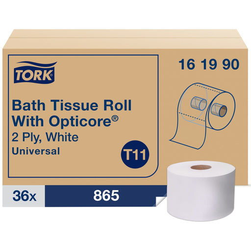 TORK Universal Bath Tissue Roll with OptiCore