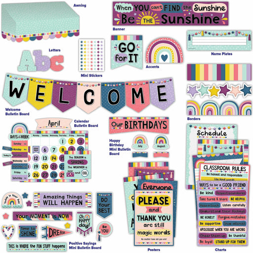 Teacher Created Resources Oh Happy Day Decor Set