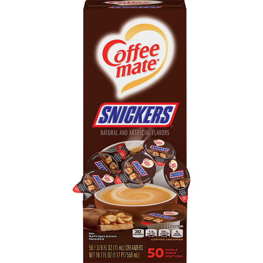 Coffee mate Snickers Flavored Liquid Creamer Singles