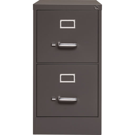 Lorell Fortress Series 26.5'' Letter-size Vertical Files - 2-Drawer