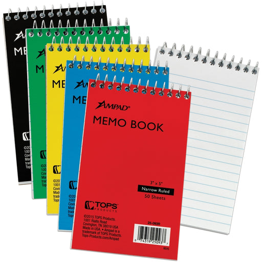 Ampad Topbound Memo Notebook