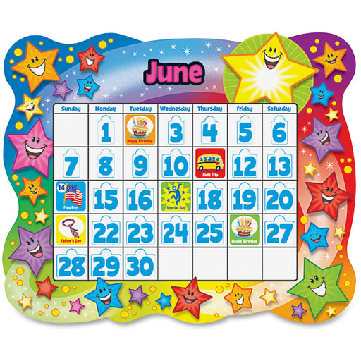 Trend Star Calendar Bulletin Board Set