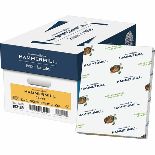 Hammermill Colors Recycled Copy Paper - Gold