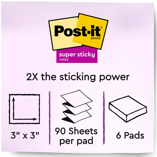 Post-it® Super Sticky Dispenser Notes - Oasis Color Collection